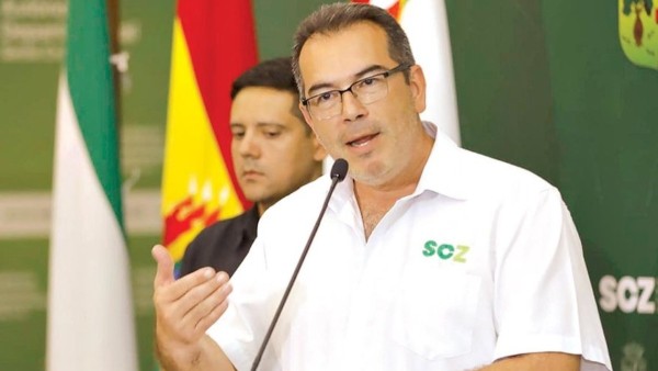 Mario Aguilera, vicegobernador de Santa Cruz. Foto: Gobernación