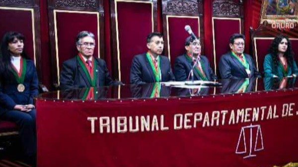 Tribunal Departamental de Justicia de Oruro inauguró el año judicial. Foto: Fides Oruro