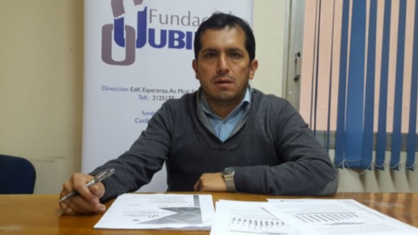 El analista en temas económicos de la Fundación Jubileo, René Martínez. Foto: ANF