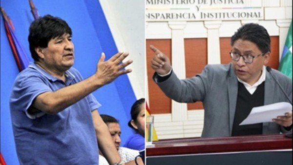 Evo Morales e Iván Lima. Foto: RRSS