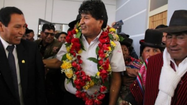 Evo Morales en una anterior visita a Perú. Foto: Internet