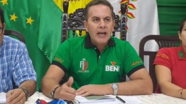 Alejandro Unzueta, gobernador del Beni. Foto: Internet.