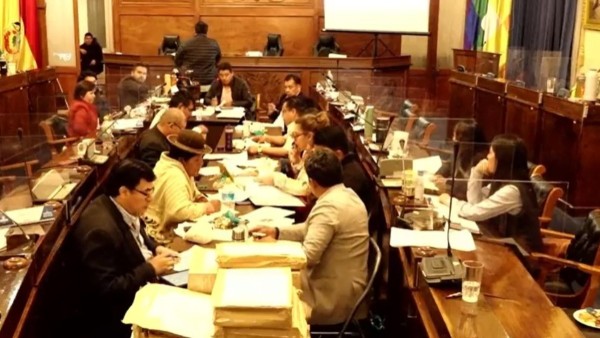 Comisión mixta de Constitución de la Asamblea Legislativa. Foto: Captura
