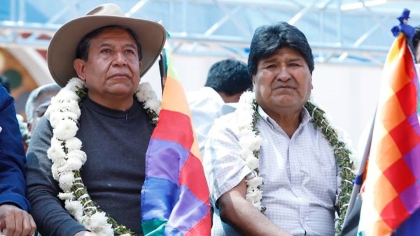 David Choquehuanca y Evo Morales. Foto: Internet
