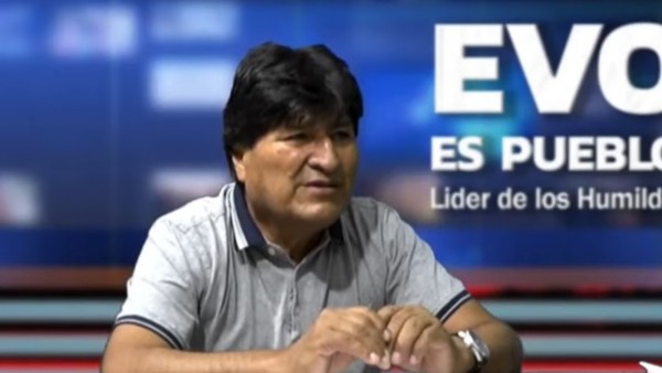 Evo Morales en RKC. Foto: captura