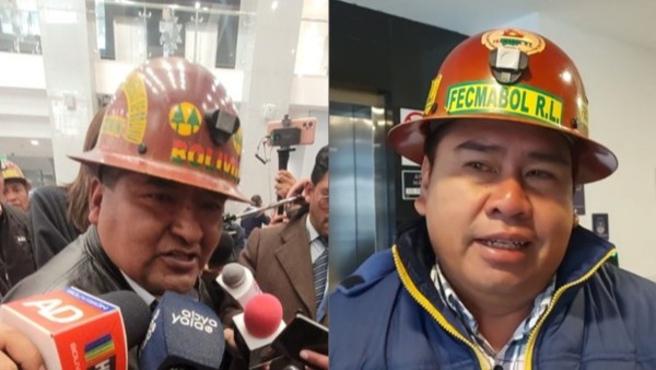 Izquierda: nuevo ministro de Minería. Derecha: dirigente de minero auríferos. Foto: ANF