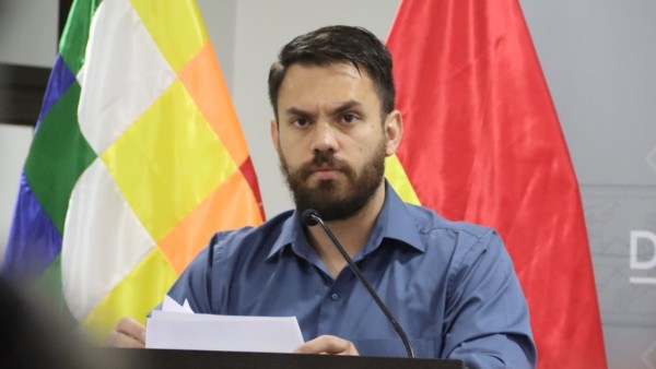 Ministro de Gobierno, Eduardo Del Castillo. Foto: Ministerio