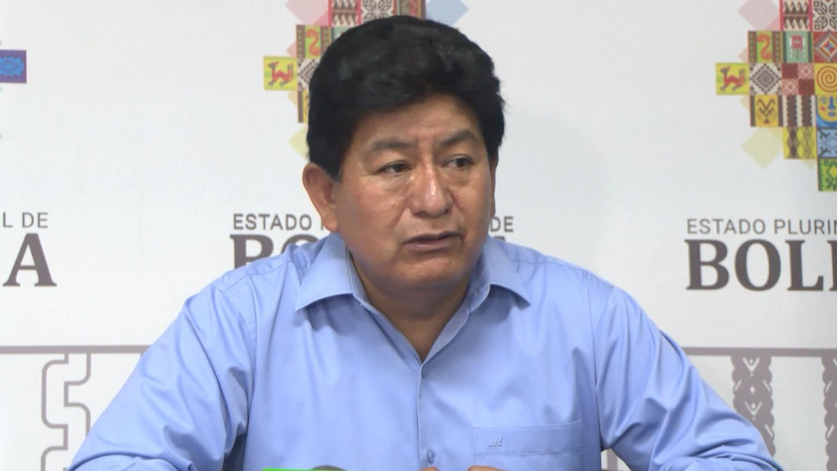 El ministro de Obras Públicas, Edgar Montaño. Foto: Captura