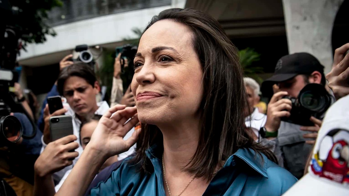 La candidata opositora María Corina Machado.
