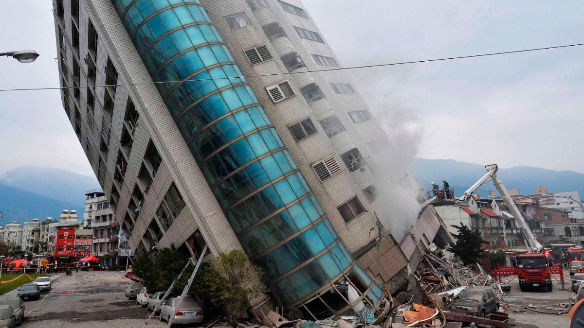 El epicentro del movimiento telúrico fue localizado a unos 25 kilómetros al sureste de Hualien, en el este de Taiwán.  Foto: CNN