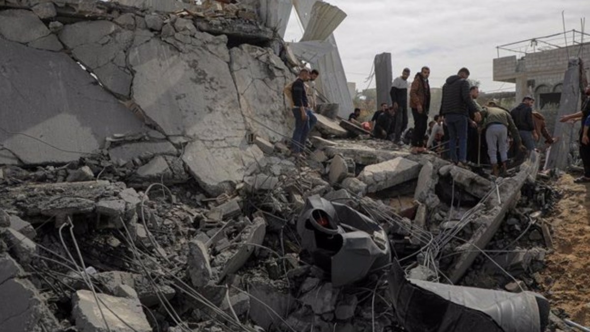 Un hospital destruido tras un ataque israelí en  Rafá.   Foto: Europa Press