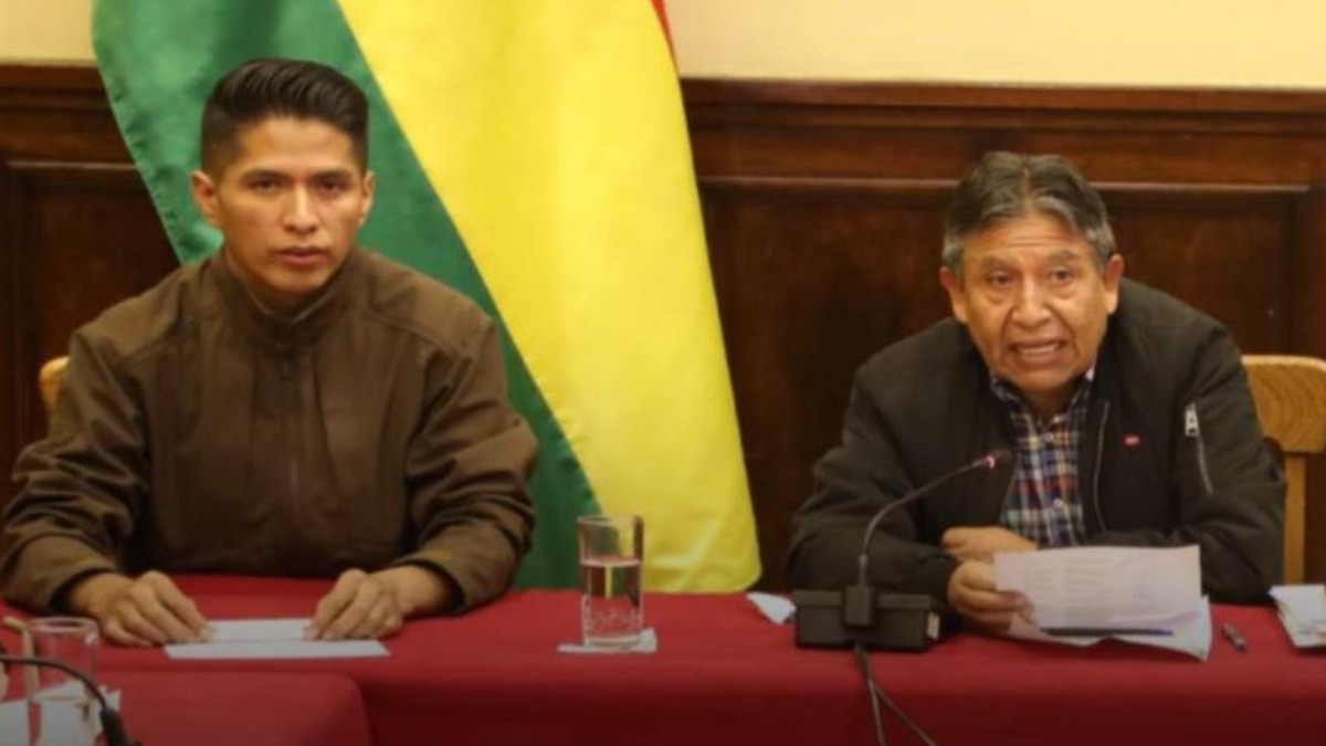 Andrónico Rodríguez y David Choquehuanca en una anterior reunión. Foto: Internet