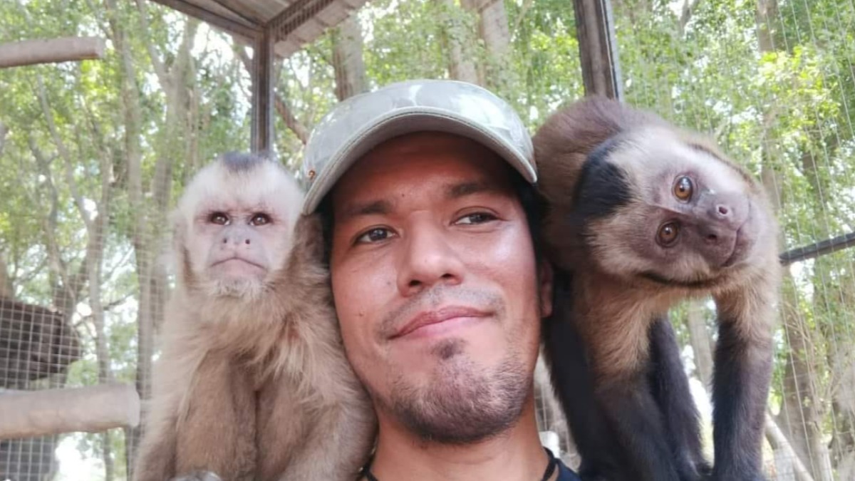 Carlos Castrillo, cuidador atacado por un jaguar.