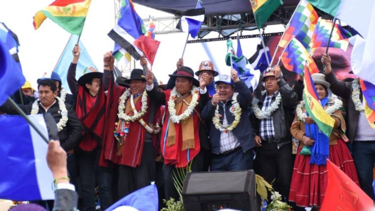 Congreso del MAS arcista en El Alto. Foto: Internet