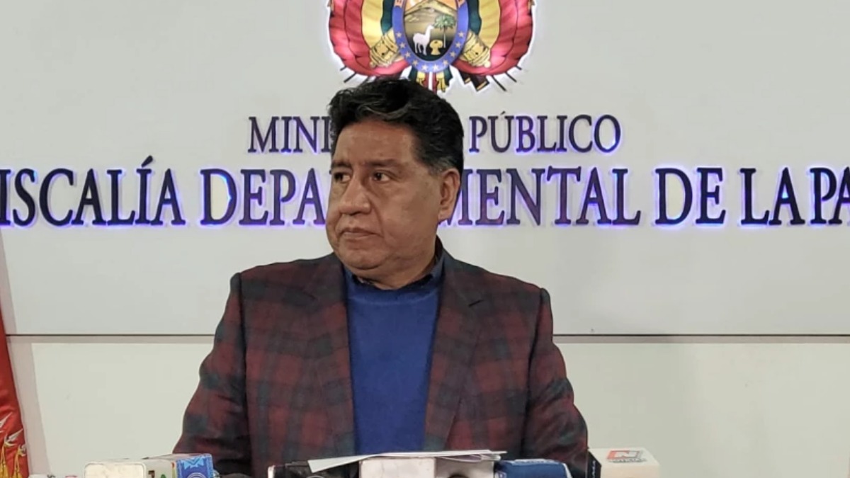 Fiscal departamental de La Paz, William Alave. Foto: Ministerio Público