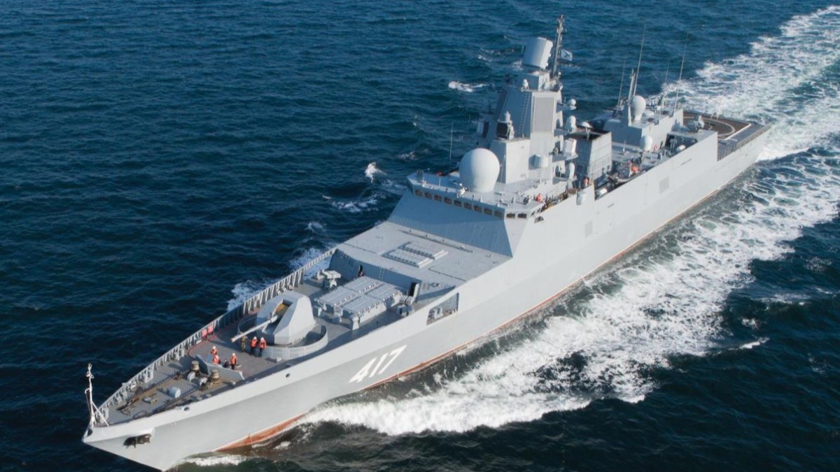 Fragata de misiles guiados Almirante Gorshkov (417). (Foto: TASS)