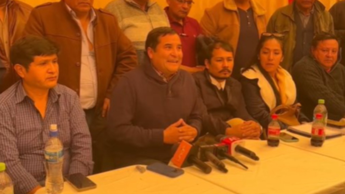 Presidente de la Cámara Boliviana de Transporte Pesado, Héctor Mercado. Foto: Captura