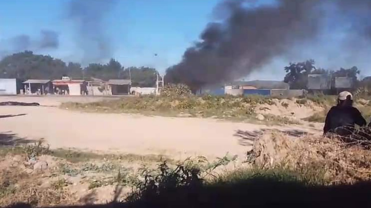 Se incendia Senasag en Yacuiba. Fotos: FB Periódico El Gran Chaco