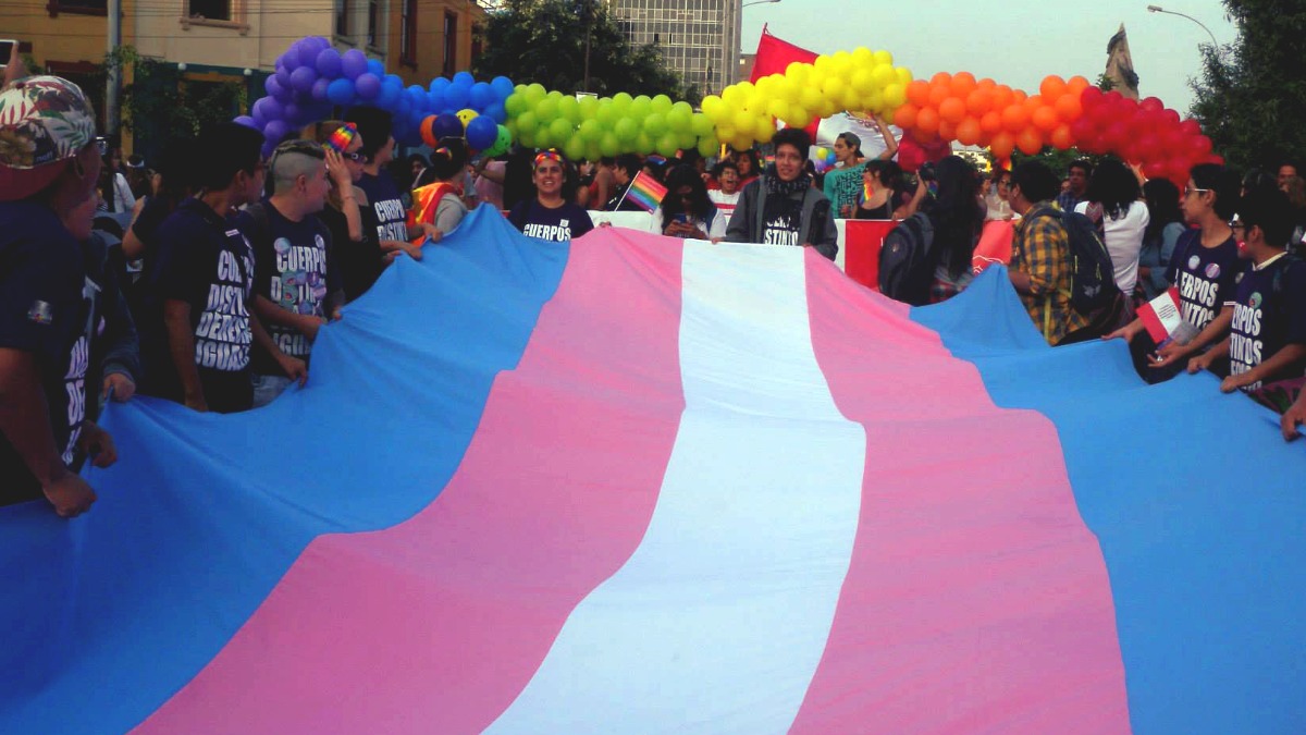 Una marcha LGBTIQ en Perú.