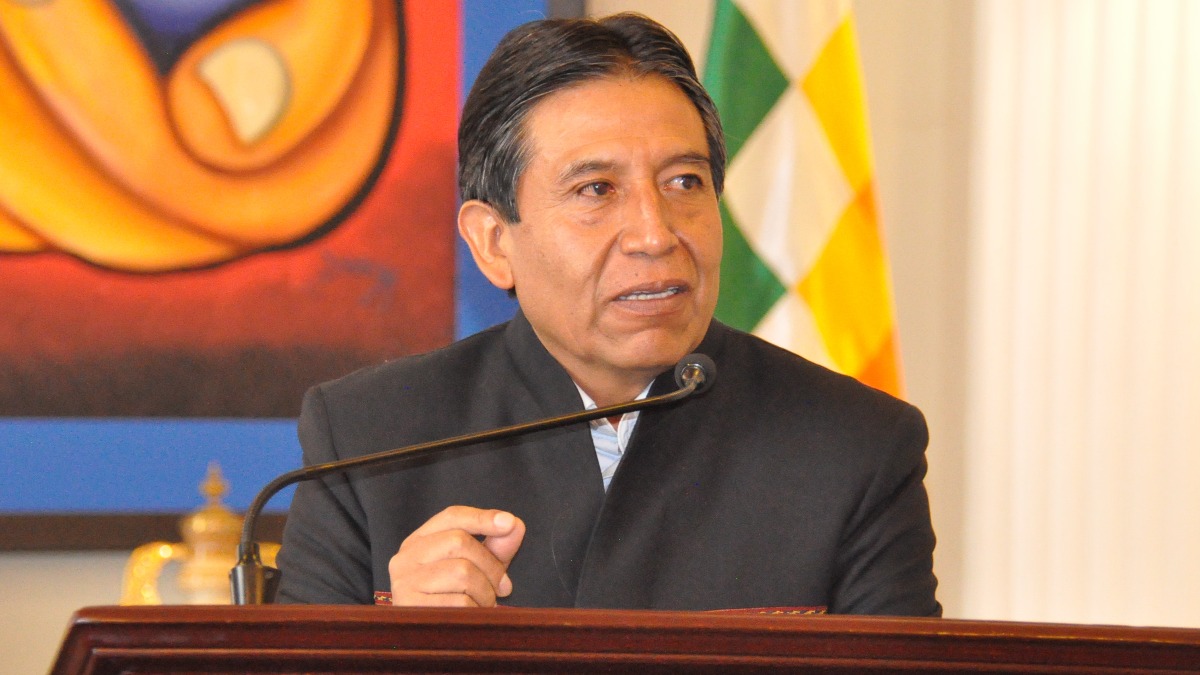Vicepresidente David Choquehuanca. Foto: Cancillería