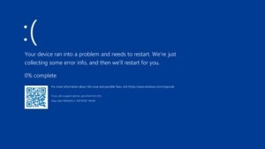 'La pantalla azul de la muerte', la cara visible del fallo de CrowdStrike que ha afectado a empresas