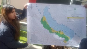 Palos Blancos y Alto Beni presentan mapas a la AJAM para evitar el ingreso de la minería aurífera