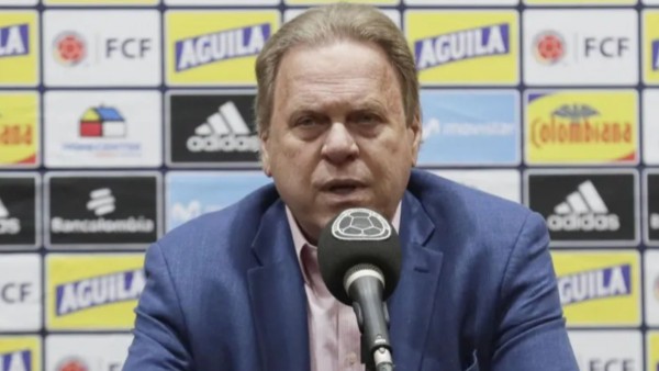 El presidente de la Federación Colombiana de Fútbol, Ramón Jesurún.