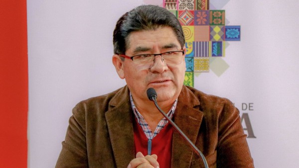 Ministro de Educación, Omar Veliz. Foto: Ministerio