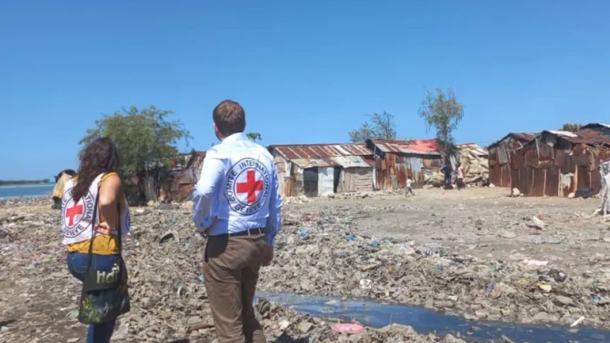 Brigadistas de salud en Haití.