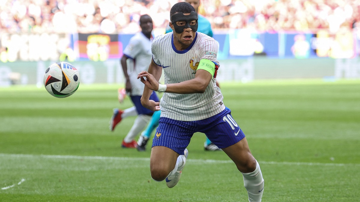 El delantero francés, Kylian Mbappé.   Foto: @EURO2024FRA