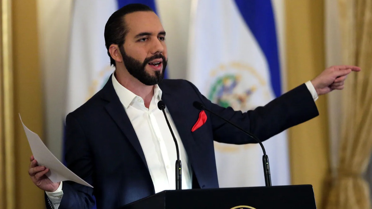 El presidente de El Salvador, Nayib Bukele.