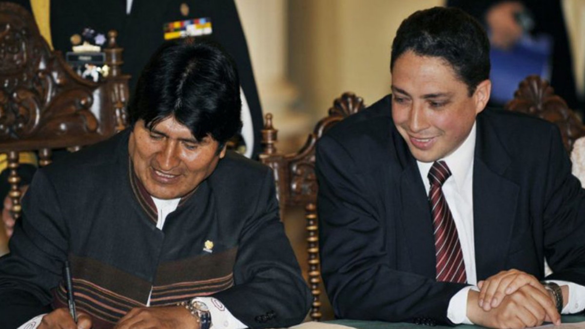 Evo Morales y Héctor Arce Zaconeta.