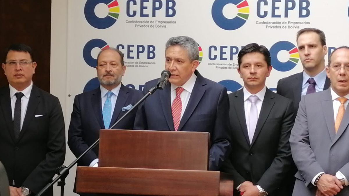 Giovanni Ortuño, presidente de la CEPB. Foto: Internet