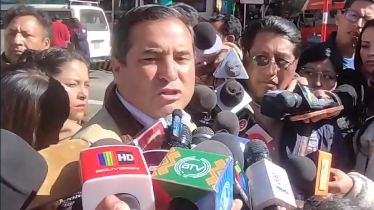 Héctor Mercado, presidente de la Cámara de Boliviana de Transporte Nacional e Internacional. Foto: Captura