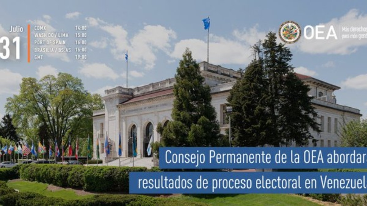 La OEA en el Consejo Permanente abordará la situación de Venezuela. Foto: OEA