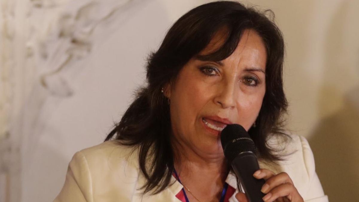 La presidenta peruana, Dina Boluarte.