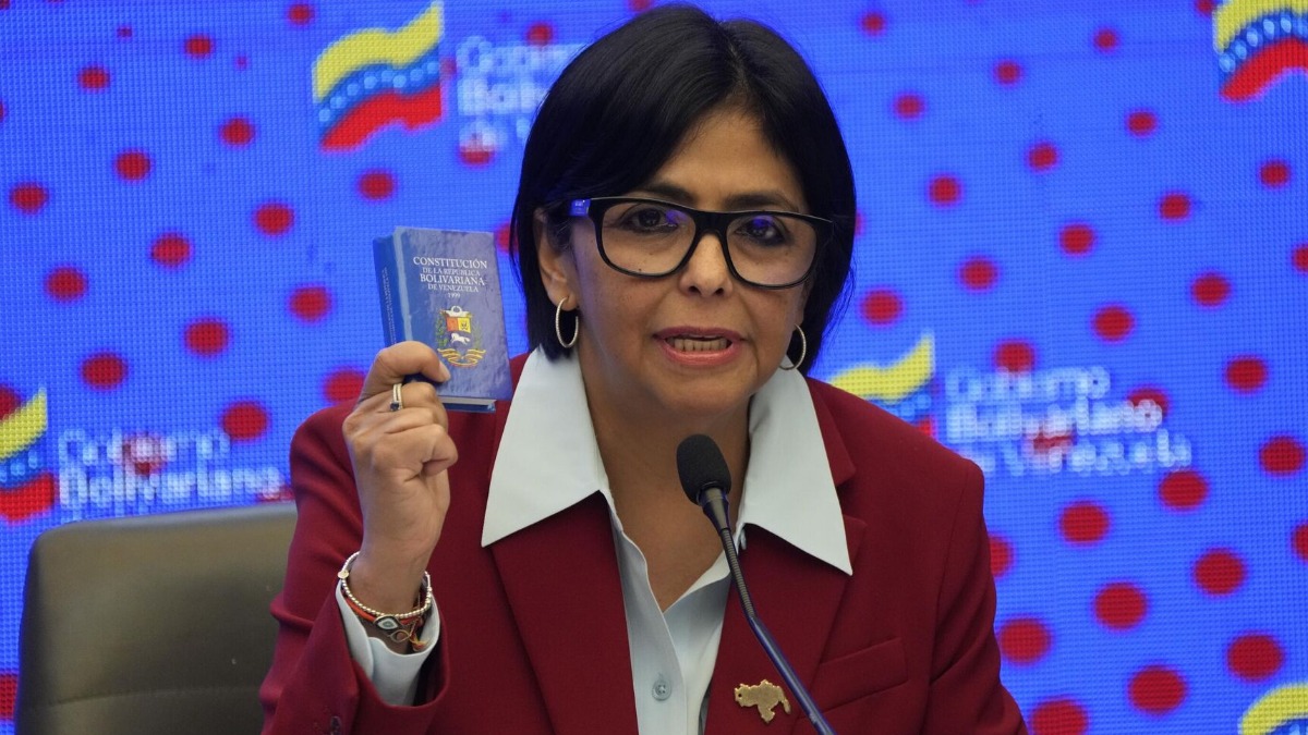 La vicepresidenta de Venezuela, Delcy Rodríguez.