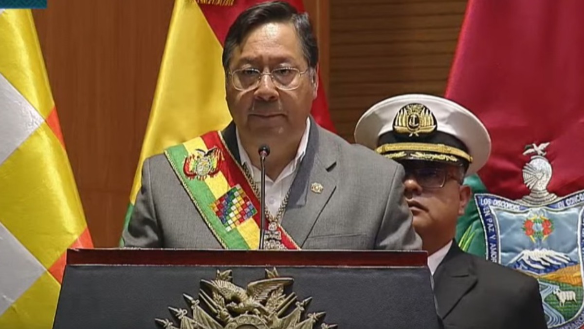 Luis Arce, presidente de Bolivia.