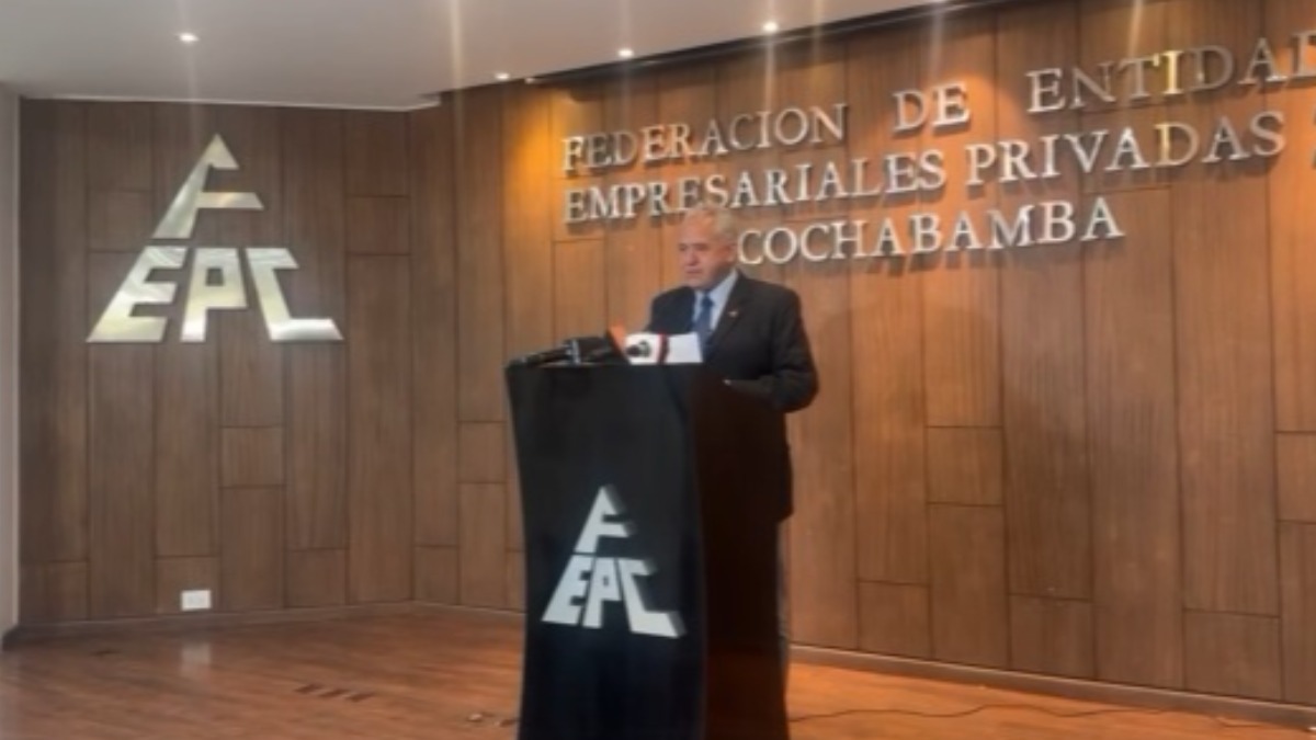 Luis Laredo informó que deja la Federación de Empresarios de Cochabamba.