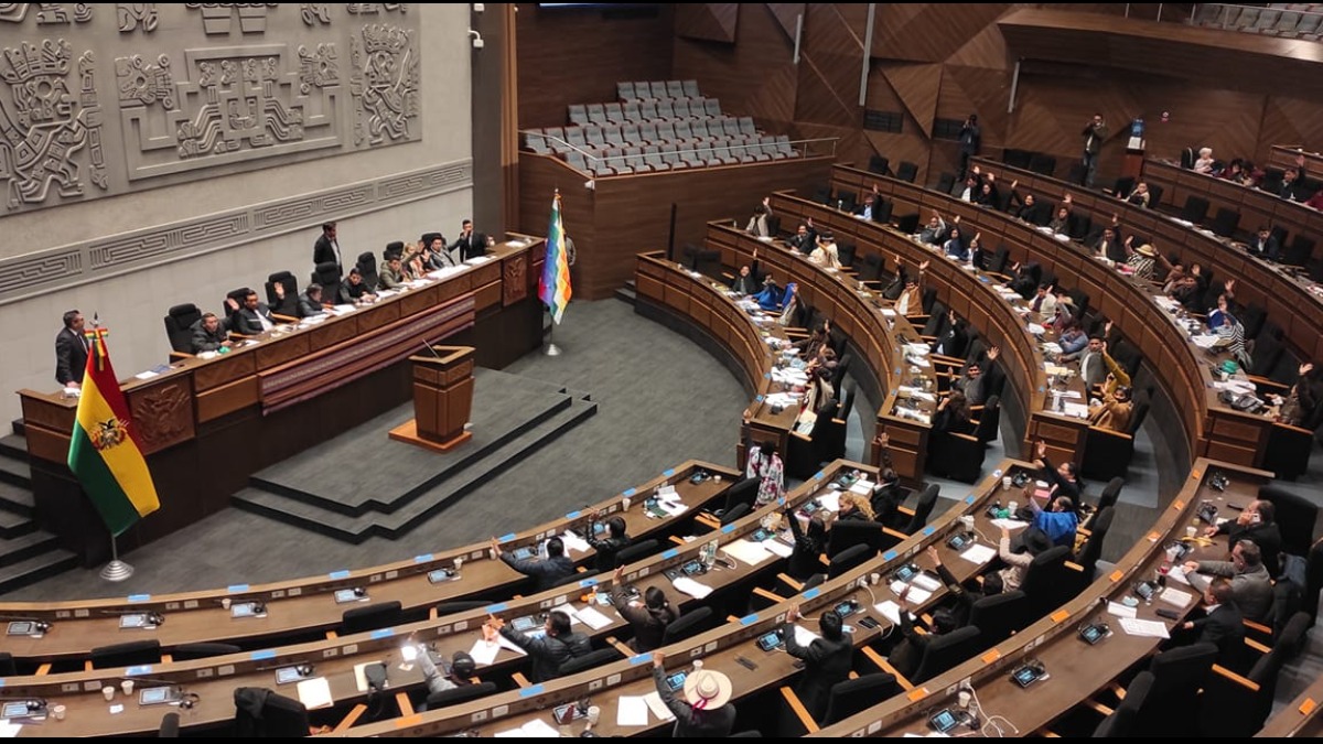 Sesión de la ALP. Foto: Diputados