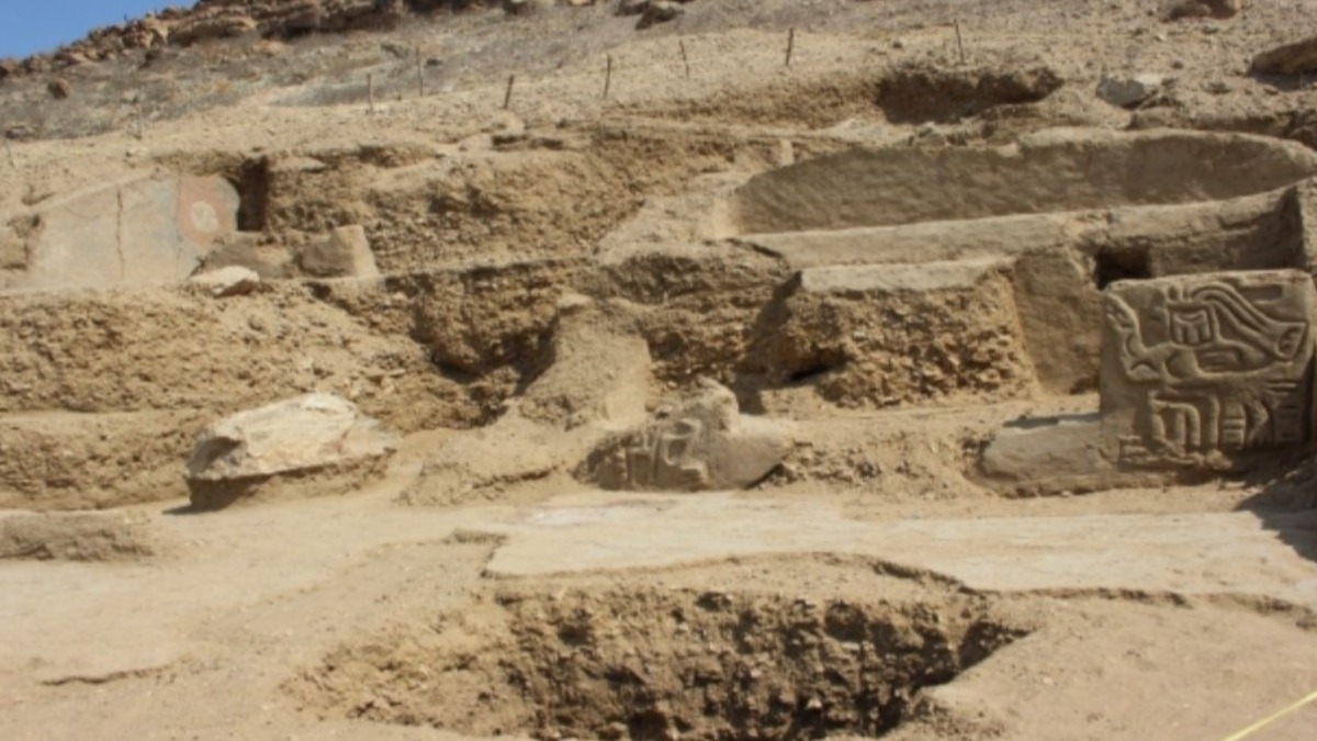 Vista de las nuevas ruínas del Periodo Formativo excavadas en el norte de Perú.   Foto: DDC LAMBAYEQUE