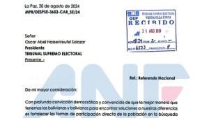 Conozca las cuatro preguntas para el referendo que propone Arce: reelección, subvención y escaños