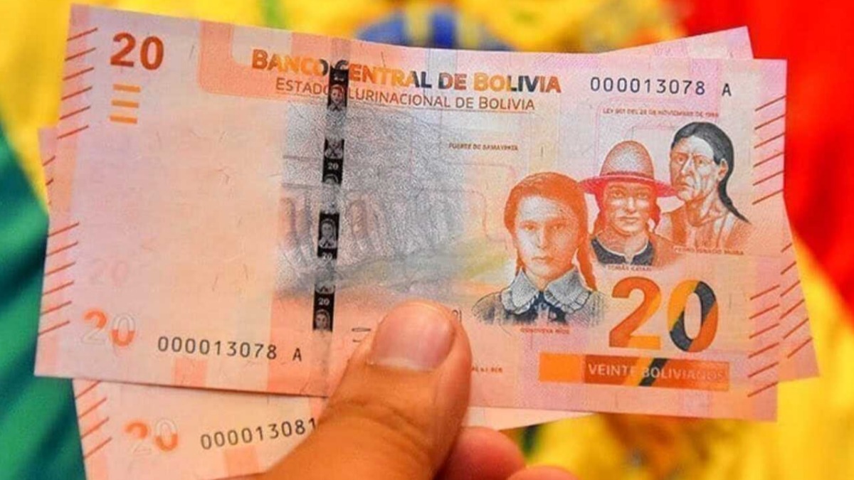 Billetes de Bolivia. Foto: ABI