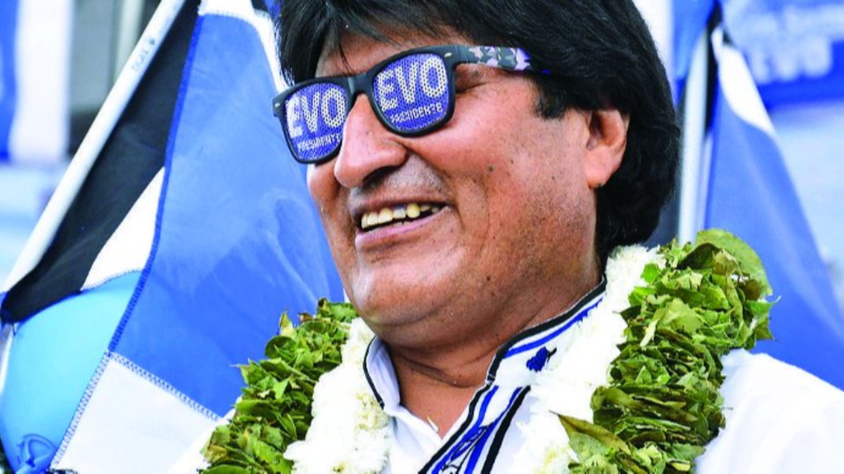 Evo Morales en una anterior campaña electoral.