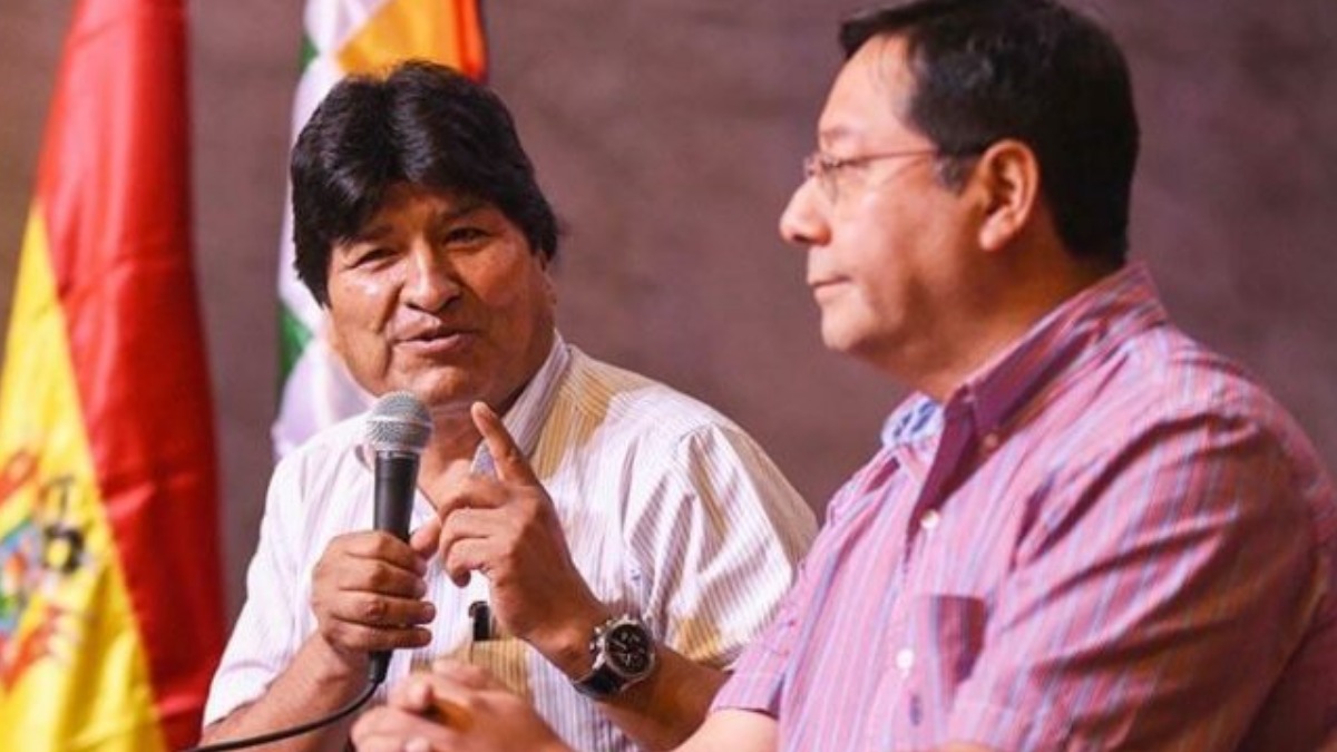 Evo Morales y Luis Arce. Foto: Archivo