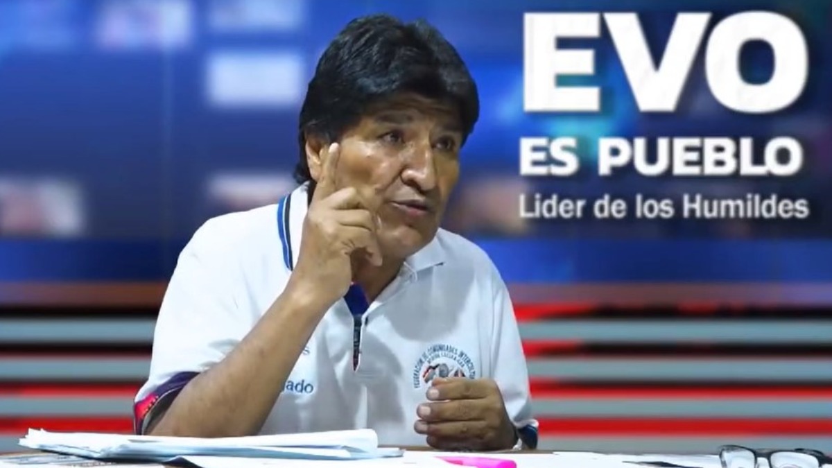 Expresidente Evo Morales en RKC. Foto: Captura