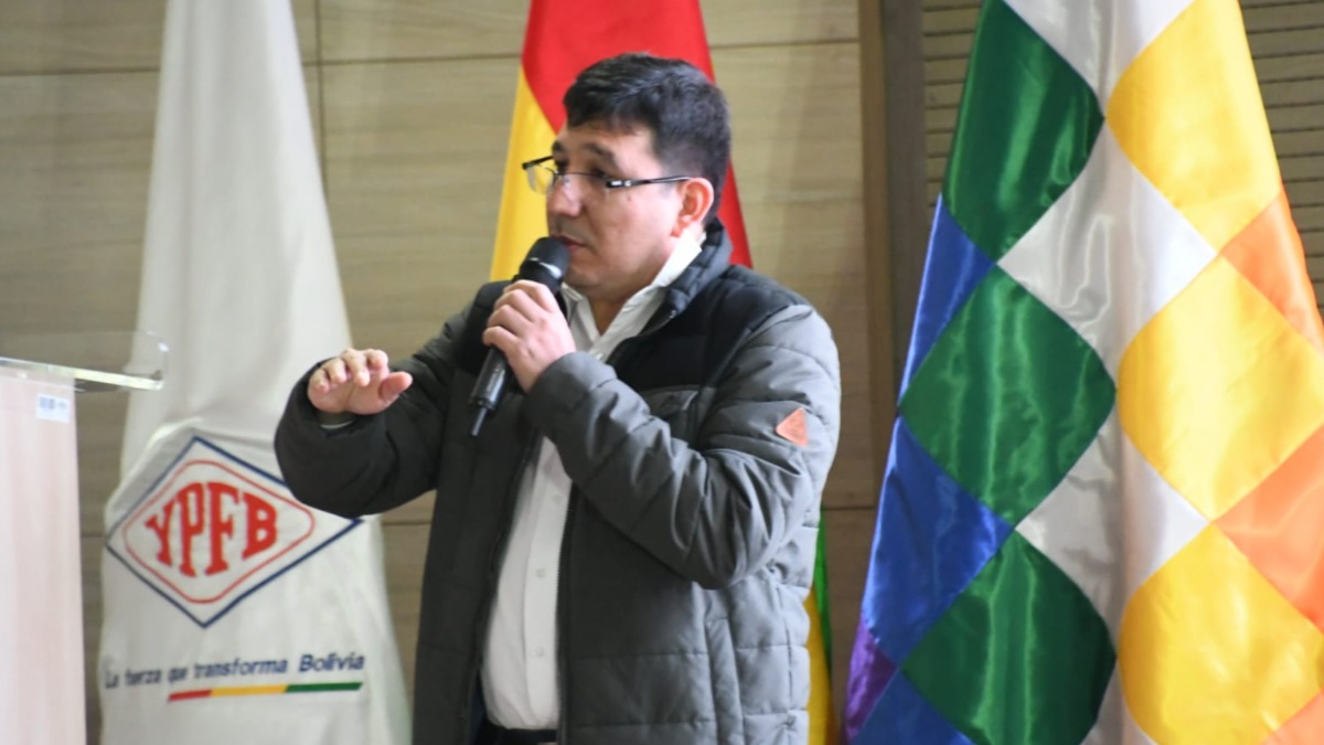 Franklin Molina, ministro de Hidrocarburos. Foto : Ministerio de Hidrocarburos