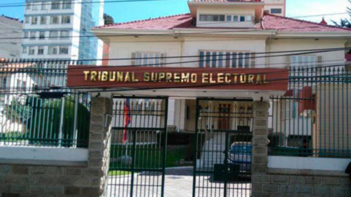 Frontis del Tribunal Supremo Electoral. foto: Internet