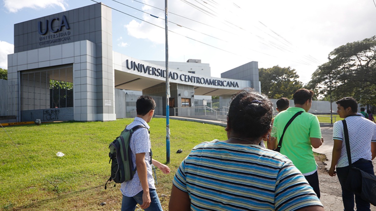 La fachada de la Universidad Centroamericana en Nicaragua. Foto: Internet