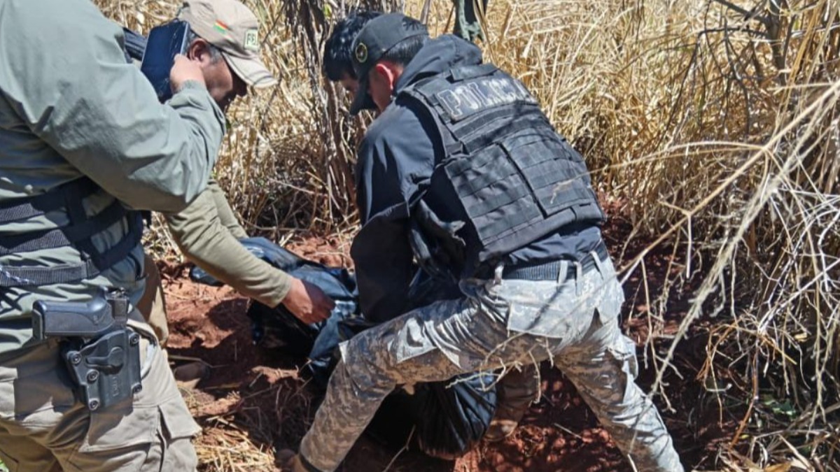 La Policía encontró el cuerpo de la menor. Foto: Fiscalía